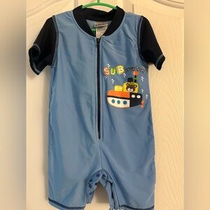 Sweet & Soft Boys 18 mos bathing suit, one piece
